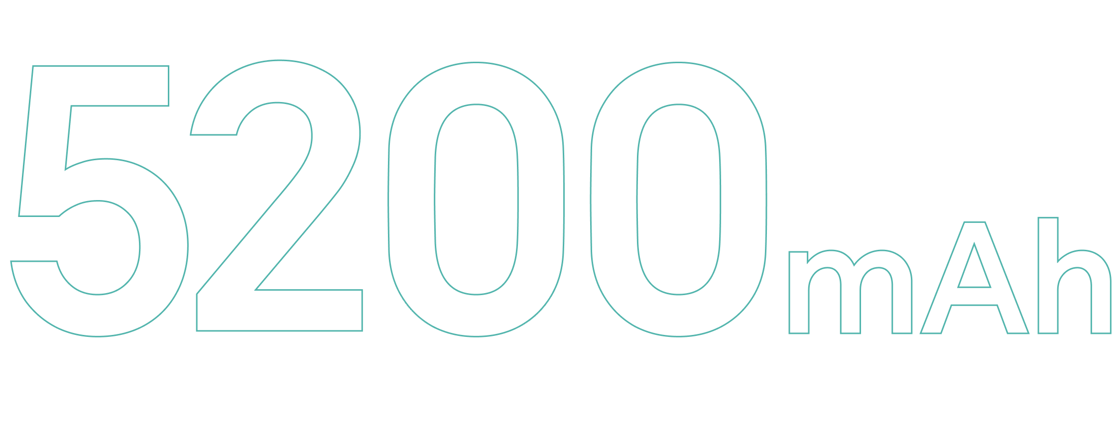 5200mAh Battery, Extra-long Battery Life. 3