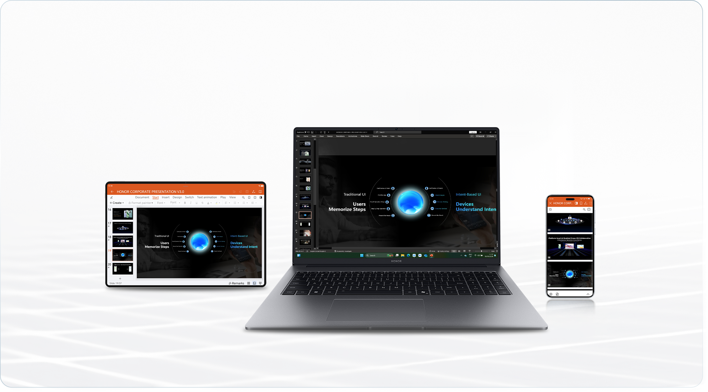 HONOR AI WorkStation, Global Favorite,and HONOR Notes, an all-round enhancement of your productivity. 8